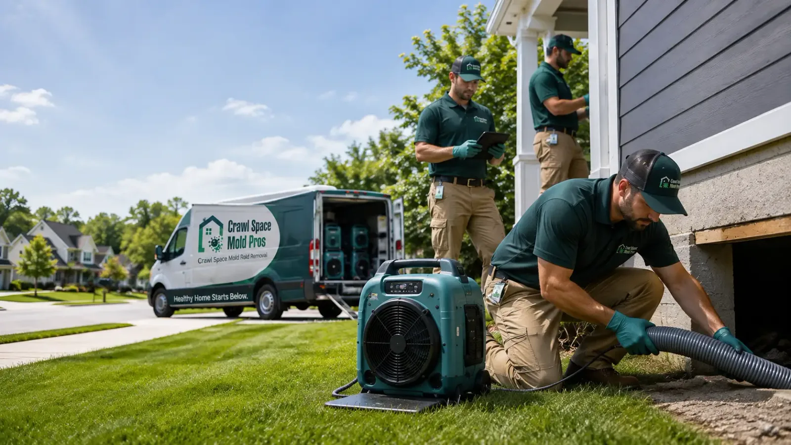 Crawl Space Mold Removal in Bovey, MN